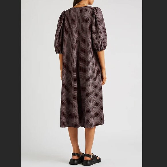 STINE GOYA Mavelin Dress Grid Pattern sz Small - Picture 5 of 5